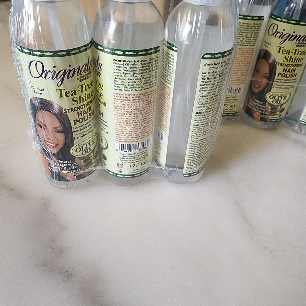 COPY - Original Tea-Tree Shine.  Strengthening Hair Polish.